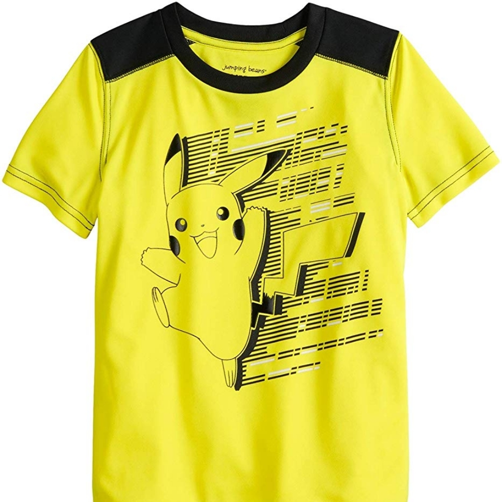 Pokemon Pikachu Boys T Shirt School shirts anime